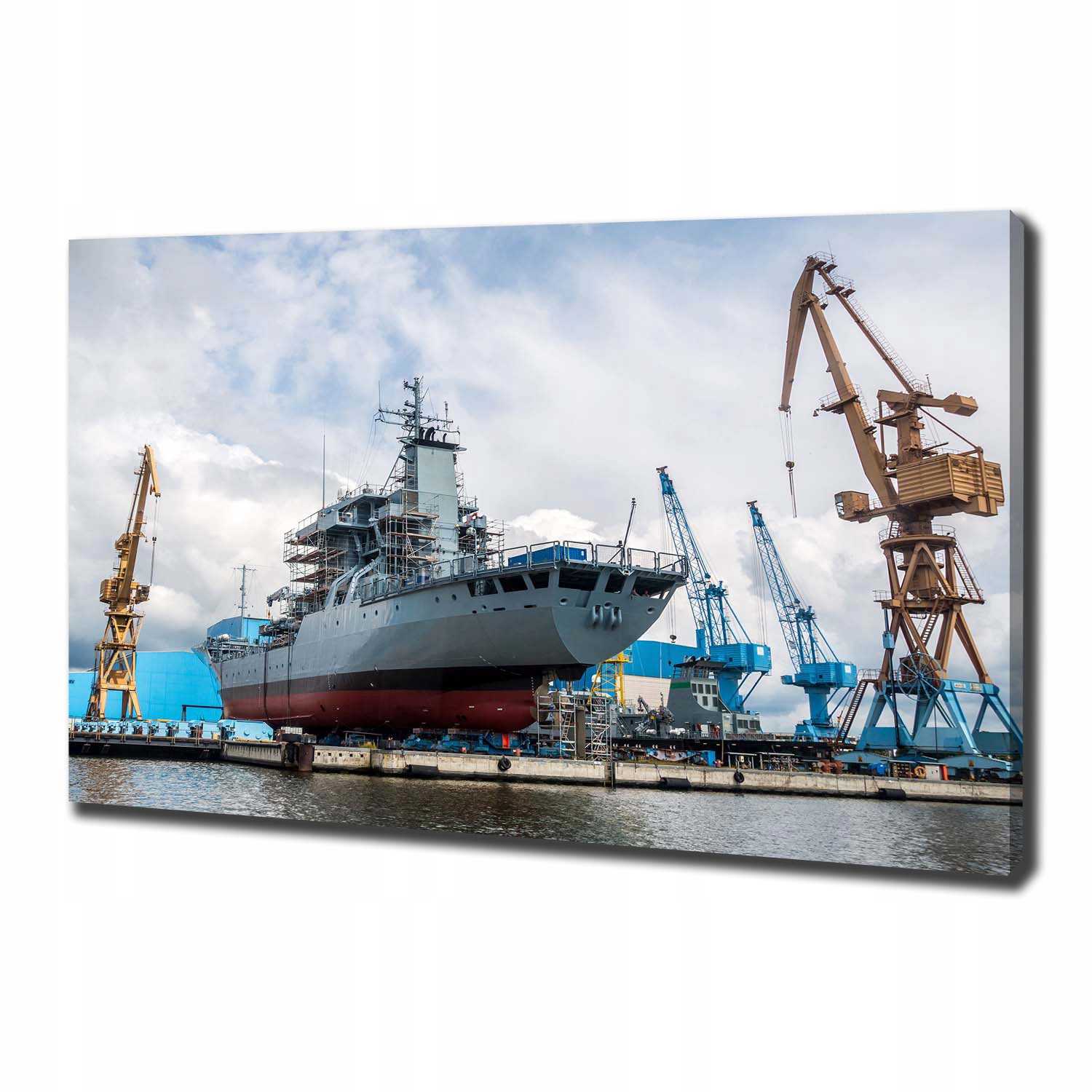 

Foto obraz na płótnie Stocznia statek 100x70 cm