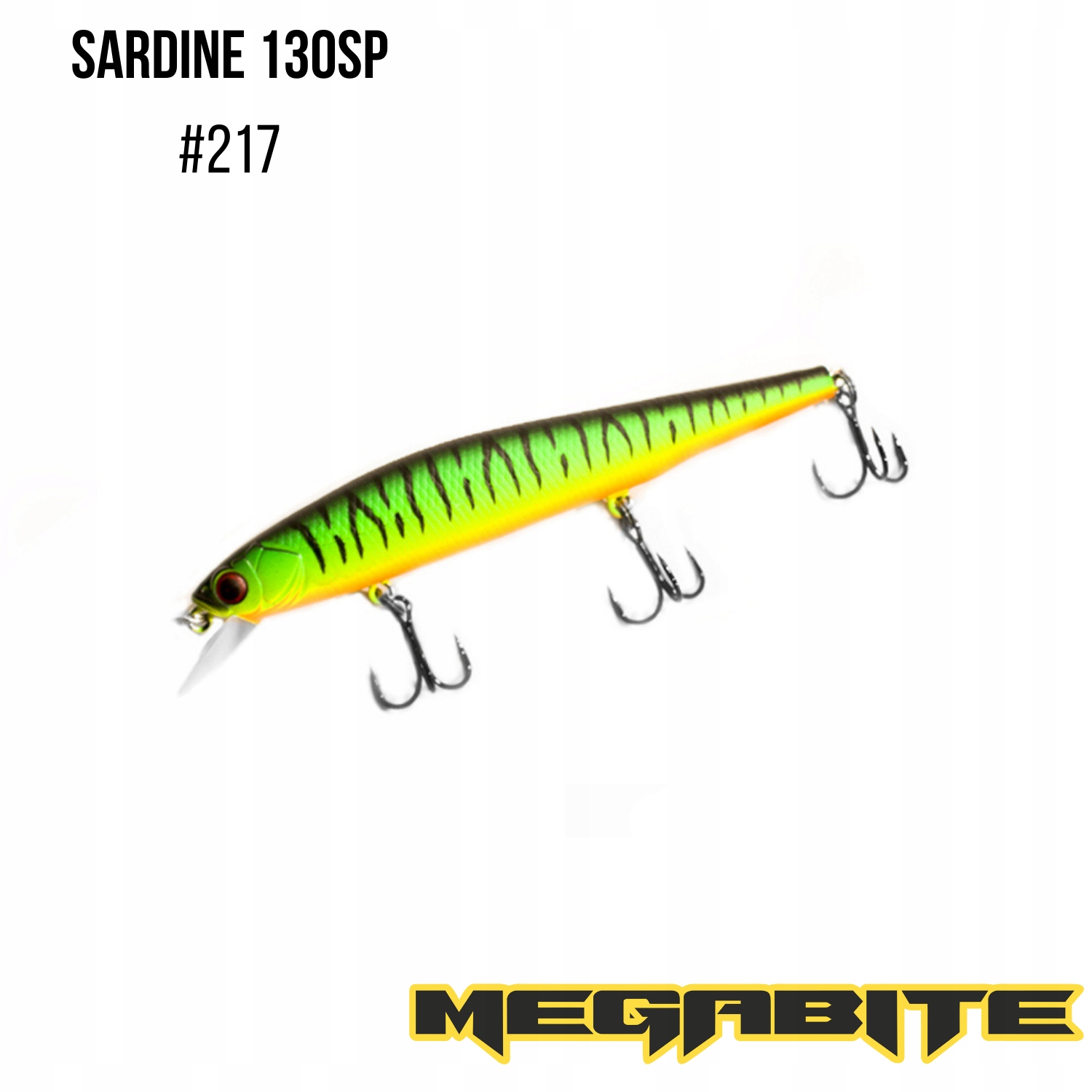 Wobler Megabite Sardine 130SP. Kolor 217 (130 mm, 19.7 g, 1.8 m)