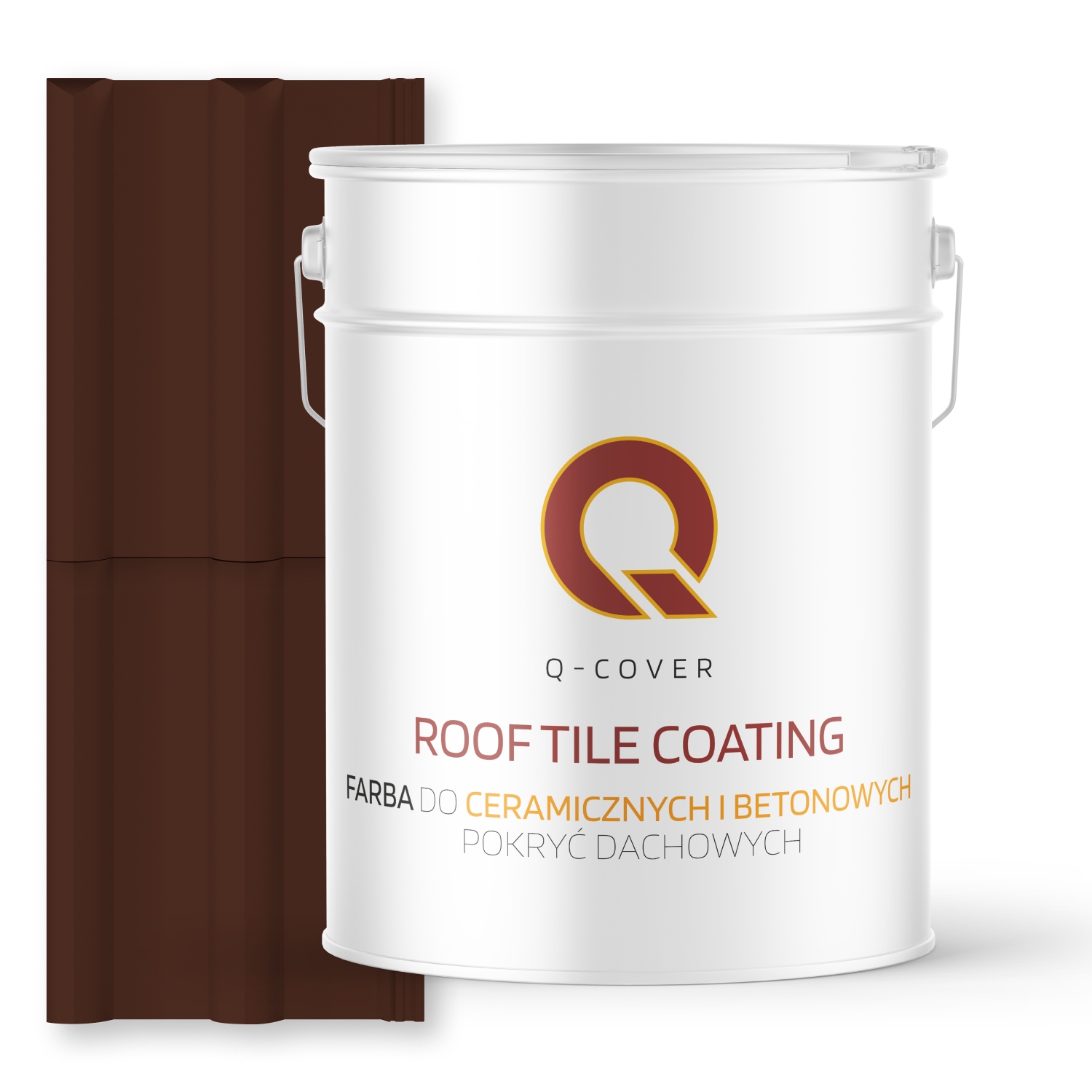 Farba Na Keramické Betónové Strechy Hnedá Teplá Ral 8016 10 L Matná