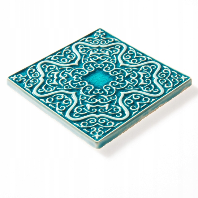 kafel OSTINATO turkus 10cm, kafle, dekory, płytki Kod producenta kafelostinato10x10turkus1