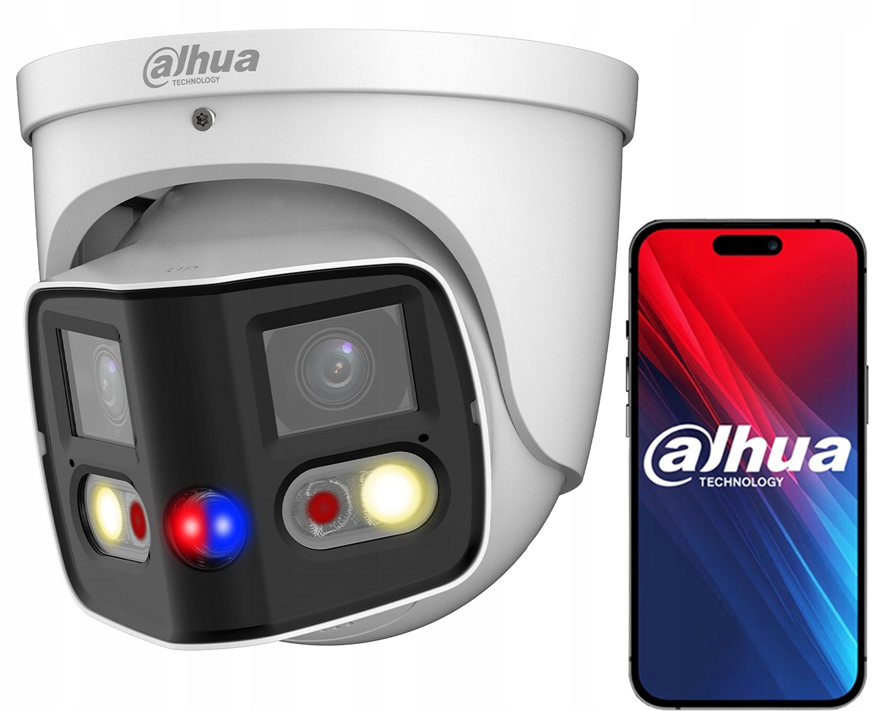 Ip kupolová kamera Dahua WizSense 3 -ai 8Mpx Dual Light Panorama