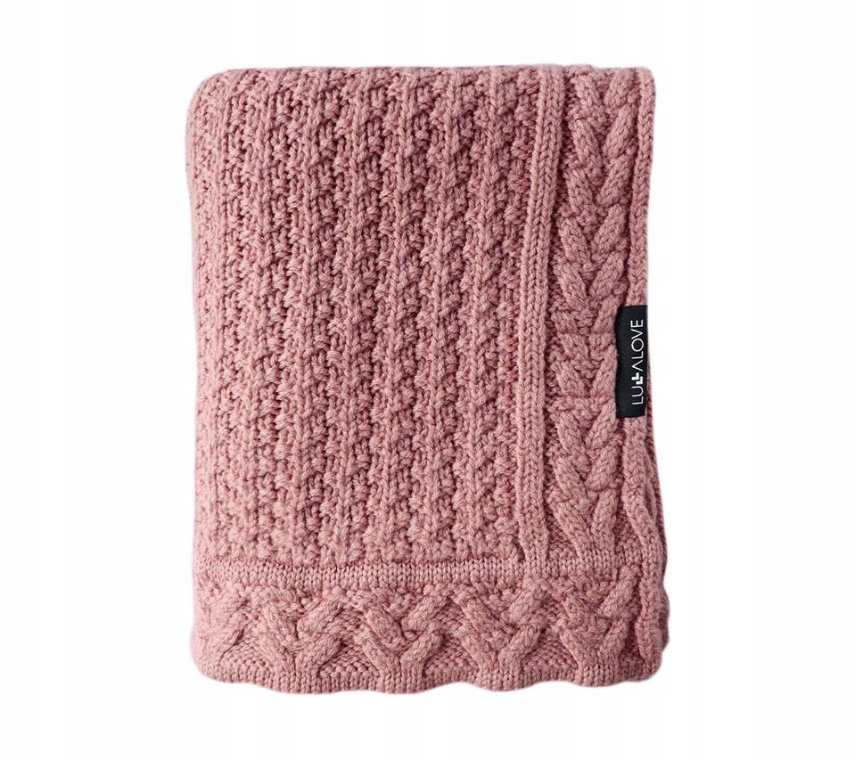 LULLALOVE KOCYK MERINO PREMIUM CIASTECZKO PIWONIA