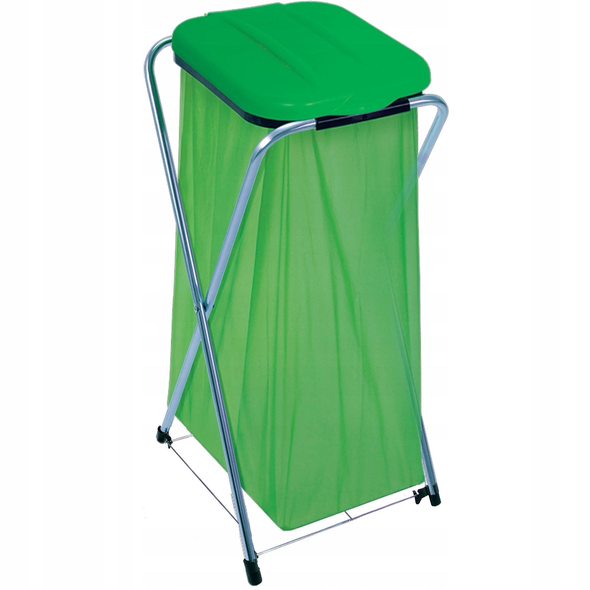 Stojak Na Worki Na Śmieci Stelaż Do Worków Segregacji Stal Premium 120L
