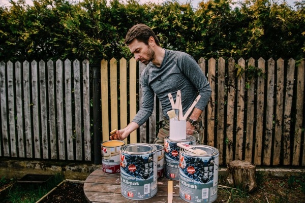 V33 Lakierobejca 5 l DĄB ZŁOCISTY satyna 12LAT Marka V33