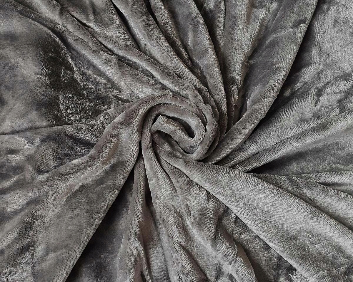 Prostěradlo Mikroflanel MyHOUSE 180x200cm, tmavě šedé