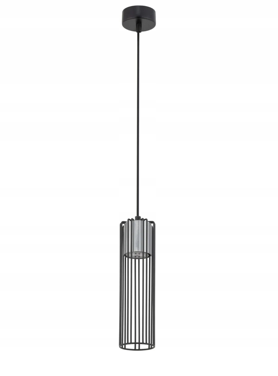 Industriální závěsná lampa Fobia černo-stříbrná Sigma Lighting GU10 25W