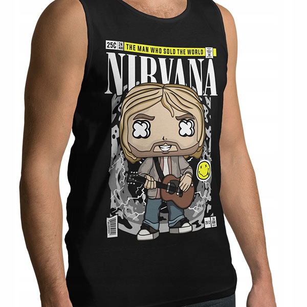 TANK TOP HORROR/ROCK NIRVANA KURT COBAIN Marka inna