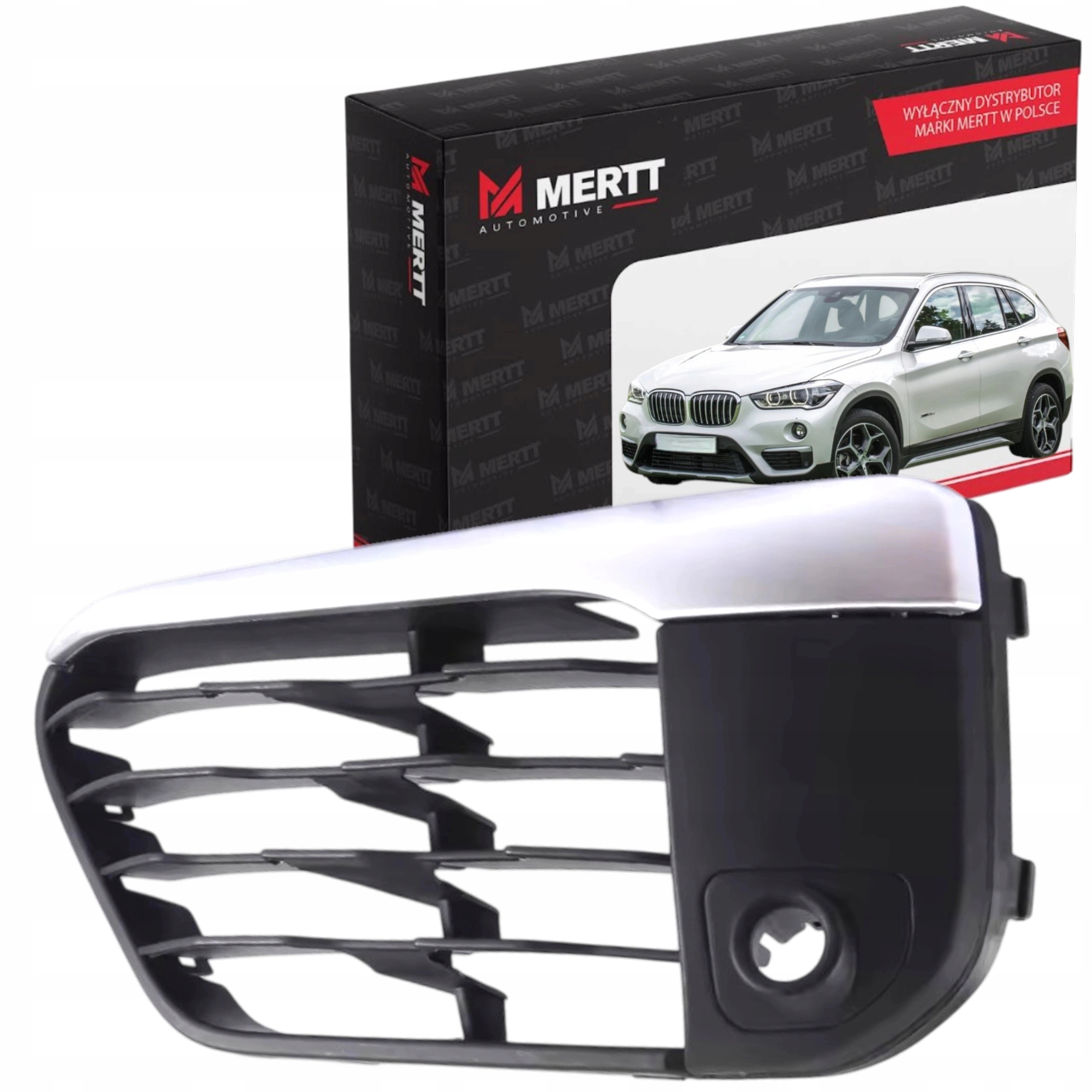 Atrapa Mřížka Krytka Nárazníku Levá Stříbrná Pdc 51117453987 Bmw F48 2014-