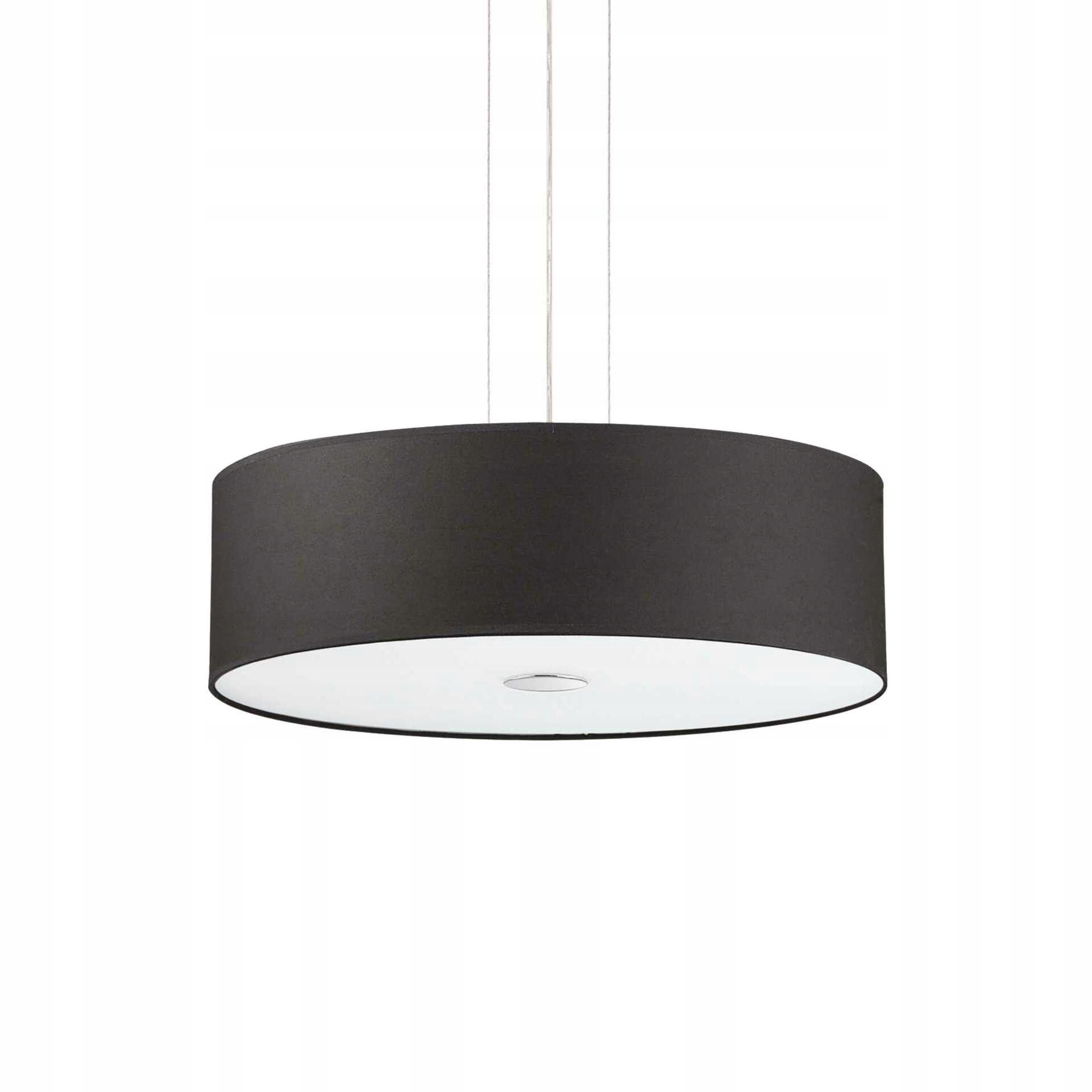 Závesné svietidlo Ideal Lux Woody SP5 Nero E27 čierne 5x60W