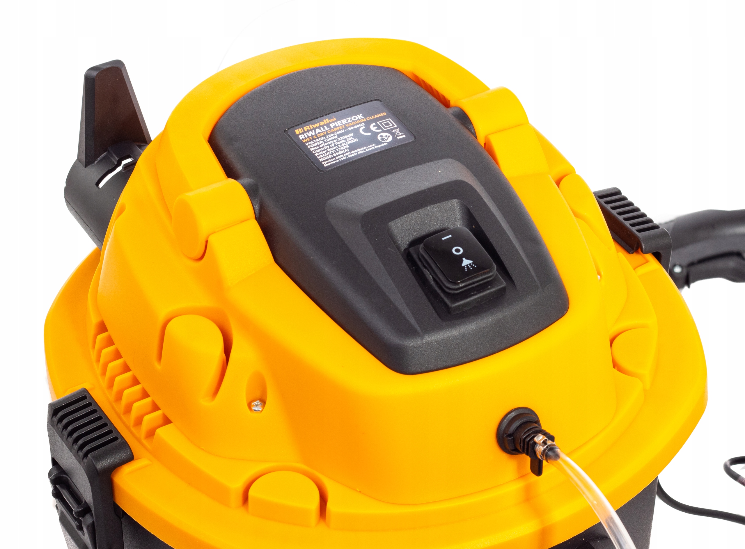 ODKURZACZ PIORĄCY DO TAPICERKI I DYWANÓW MOCNY 2200 OTRZĄSACZ FILTRA Kolor dominujący pomarańczowy