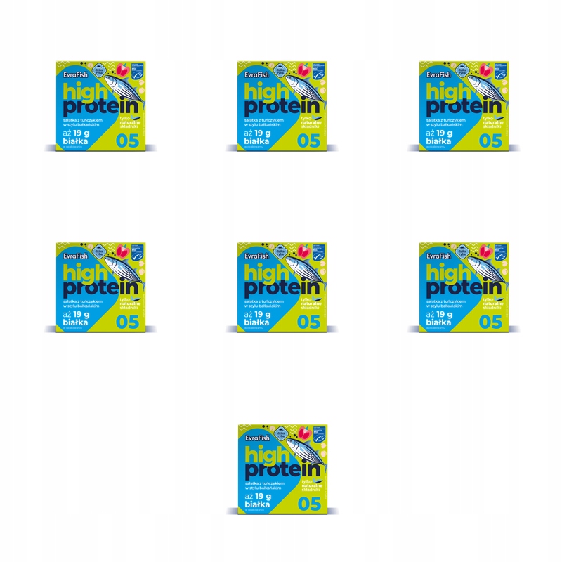 Evrafish Proteinový salát s tuňákem v balkánském stylu 160 g X7