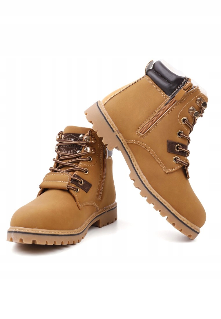 Traperki dziecięce ocieplane camel botki śniegowce Kod producenta C20163