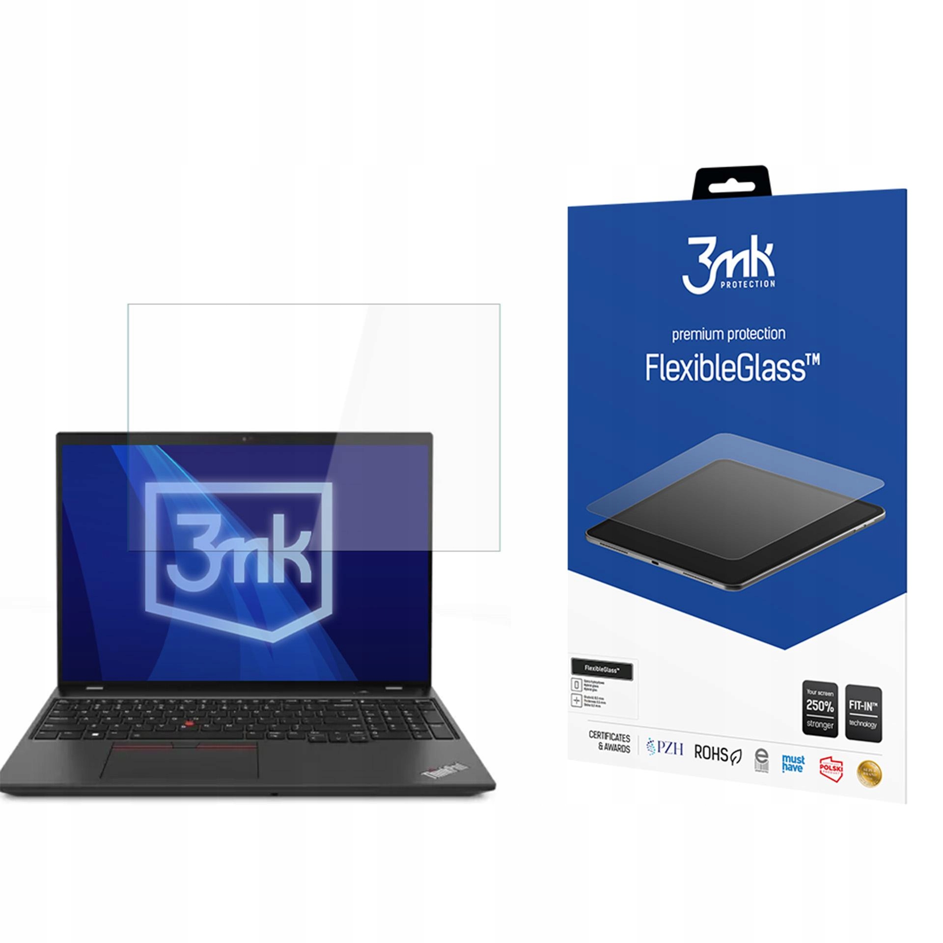 Szkło hybrydowe na ekran do Lenovo ThinkPad T16 Gen 4 3mk FlexibleGlass