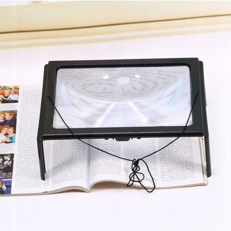 LUPA DO CZYTANIA A4 LED SZKŁO POWIĘKSZAJĄCE 3x Marka MFC