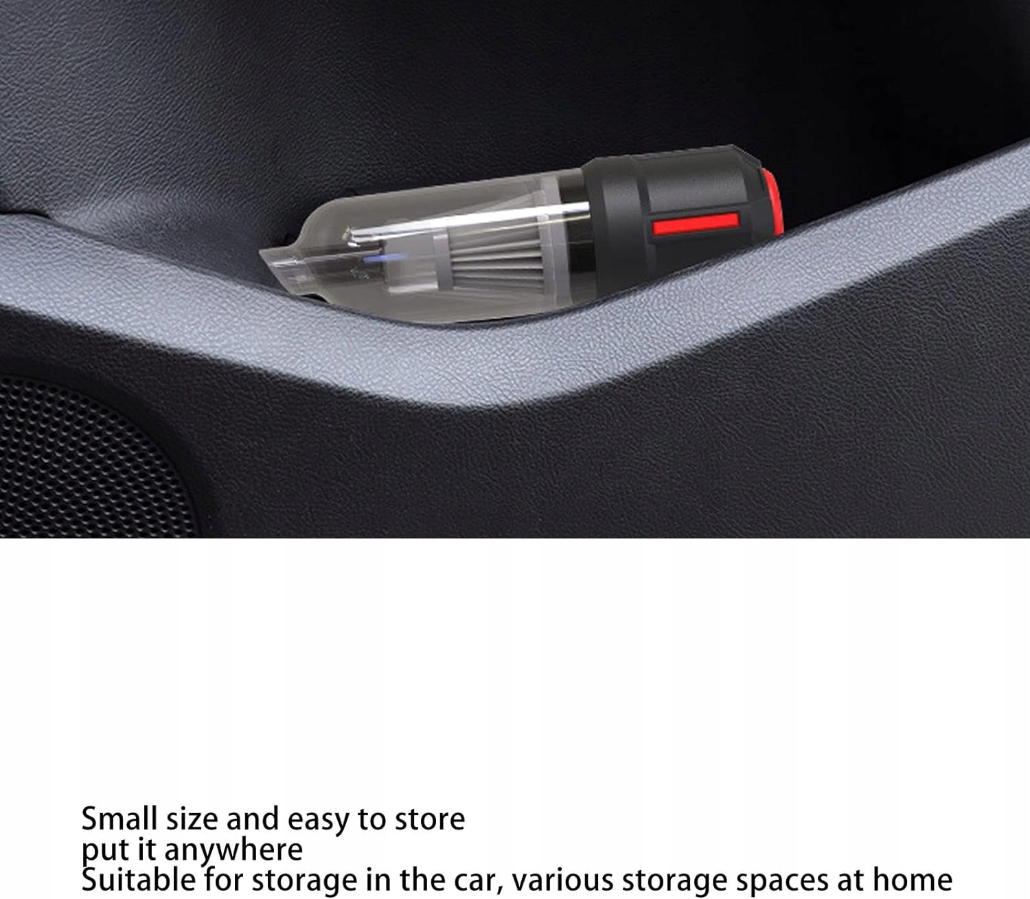 MINI BEZPRZEWODOWY ODKURZACZ RĘCZNY WYDAJNY I MOCNY 43000 OBROTÓW / MINUTĘ Kolor dominujący czarny