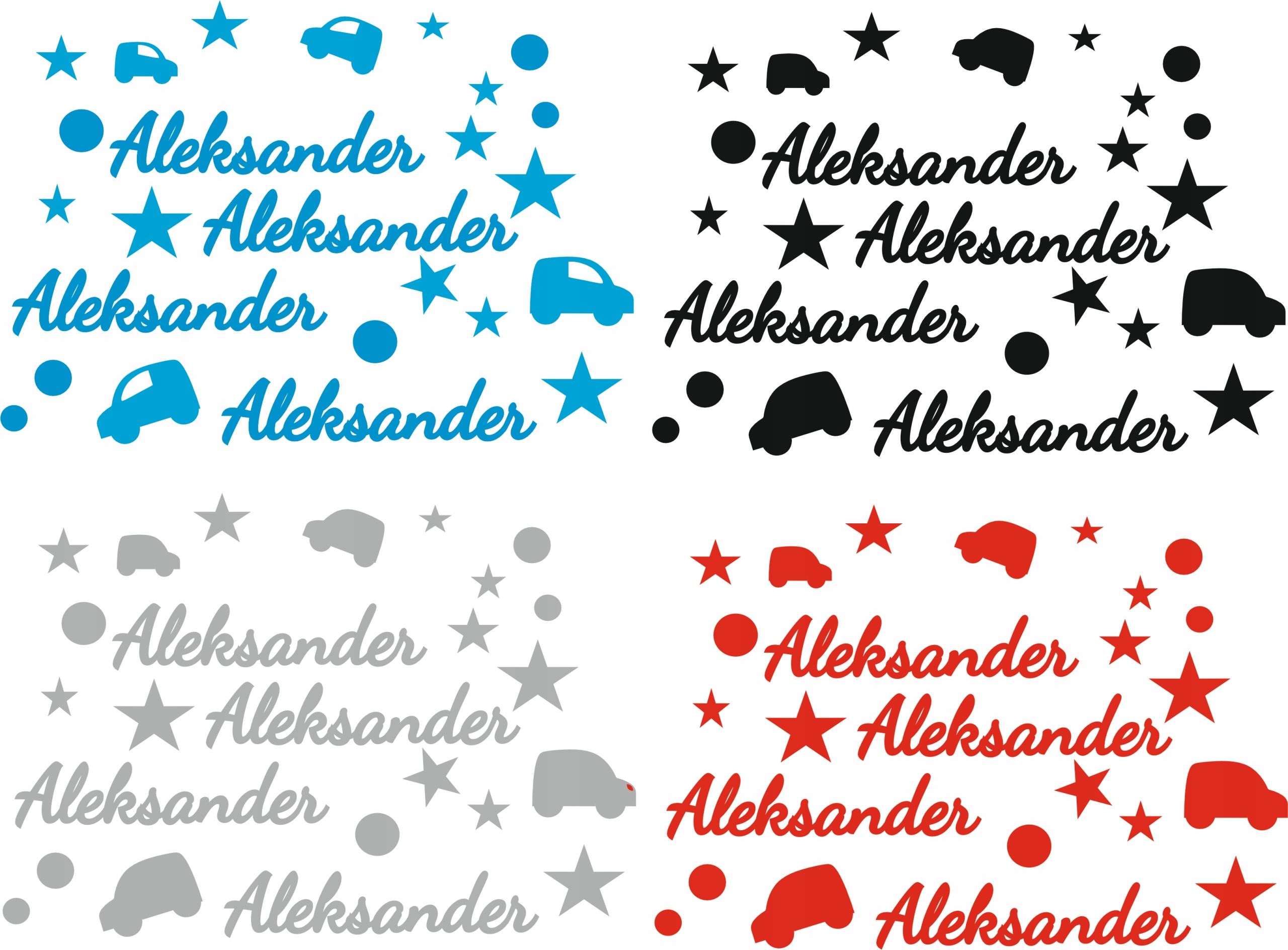 NAKLEJKI na rower DLA CHŁOPCA IMIĘ Kod producenta 12