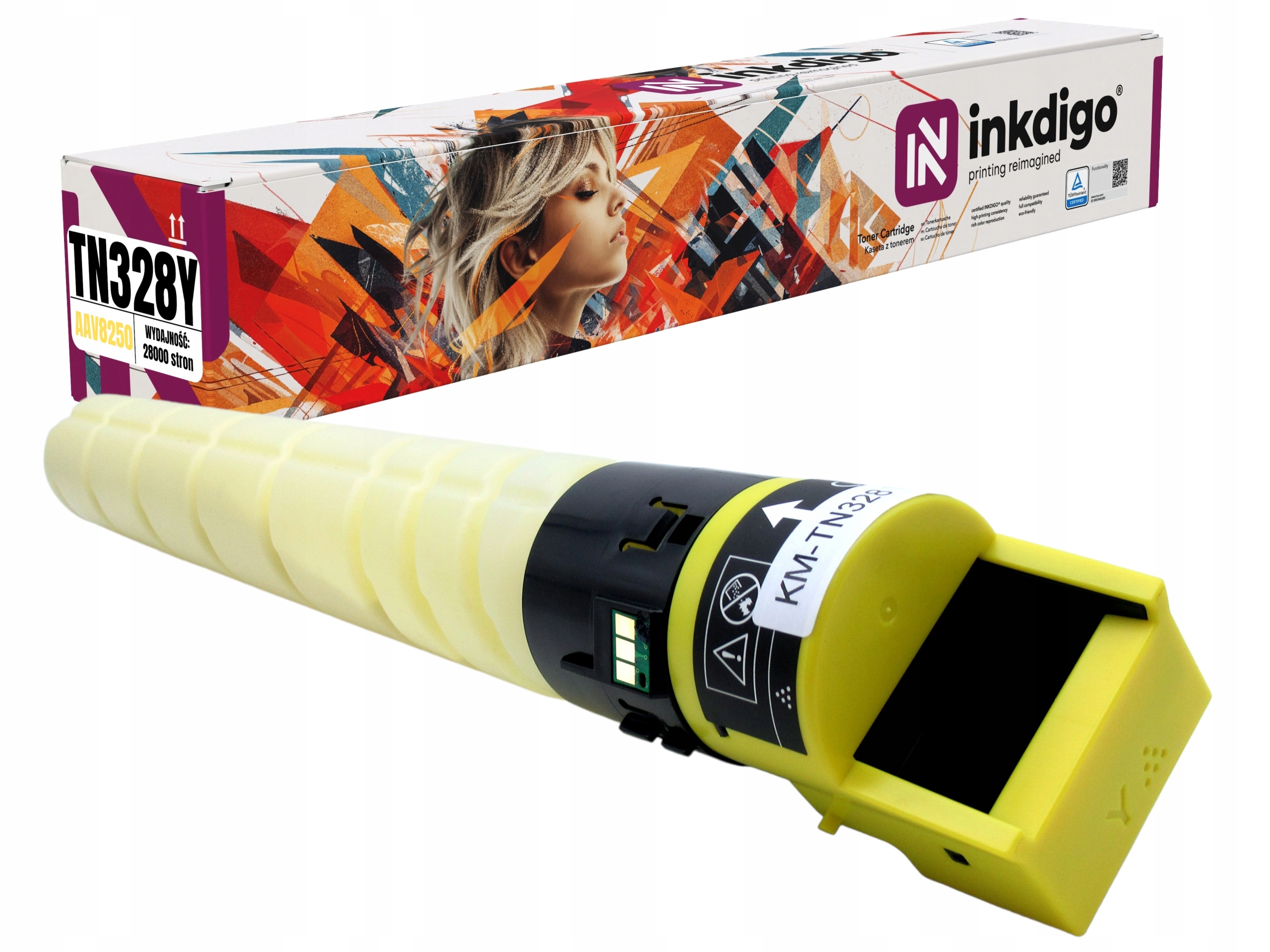 Konica Minolta Bizhub C250i C300i C360i Náhradní Toner TN328Y