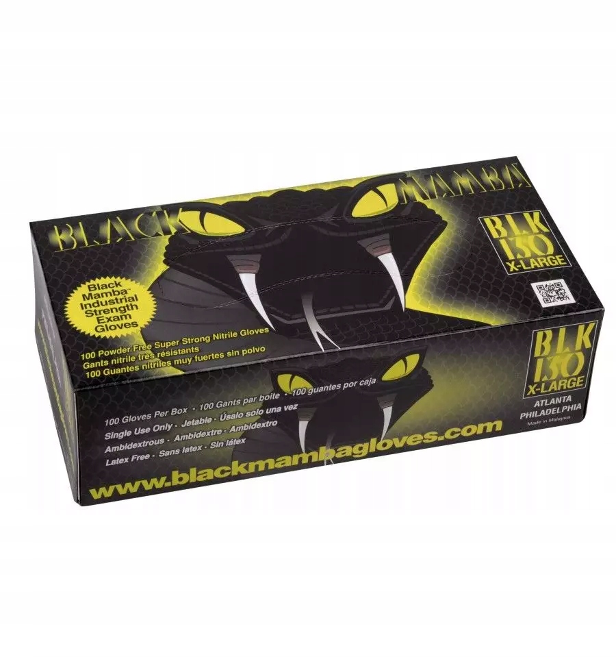Black Mamba Nitrile Gloves Rozmiar XXL 100szt.