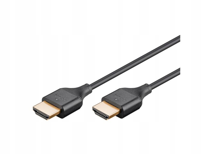 Kabel HDMI Ultra Slim z Ethernetem 4K/60Hz (3840 x 2160) UHD, 0.5 m