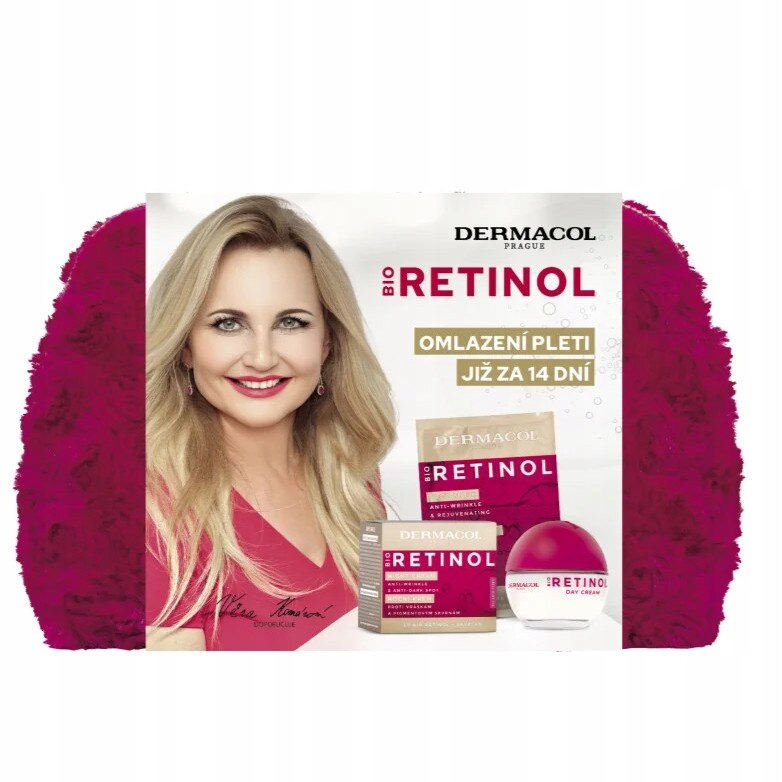 Ekologický set Dermacol Bio Retinol na den i noc 50 ml maska 16 ml