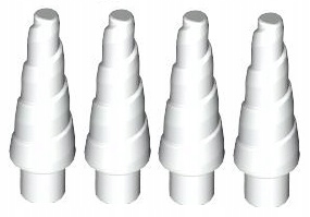 

Lego Kolec/Róg/Jednorożec Biały (89522/6192793) x4