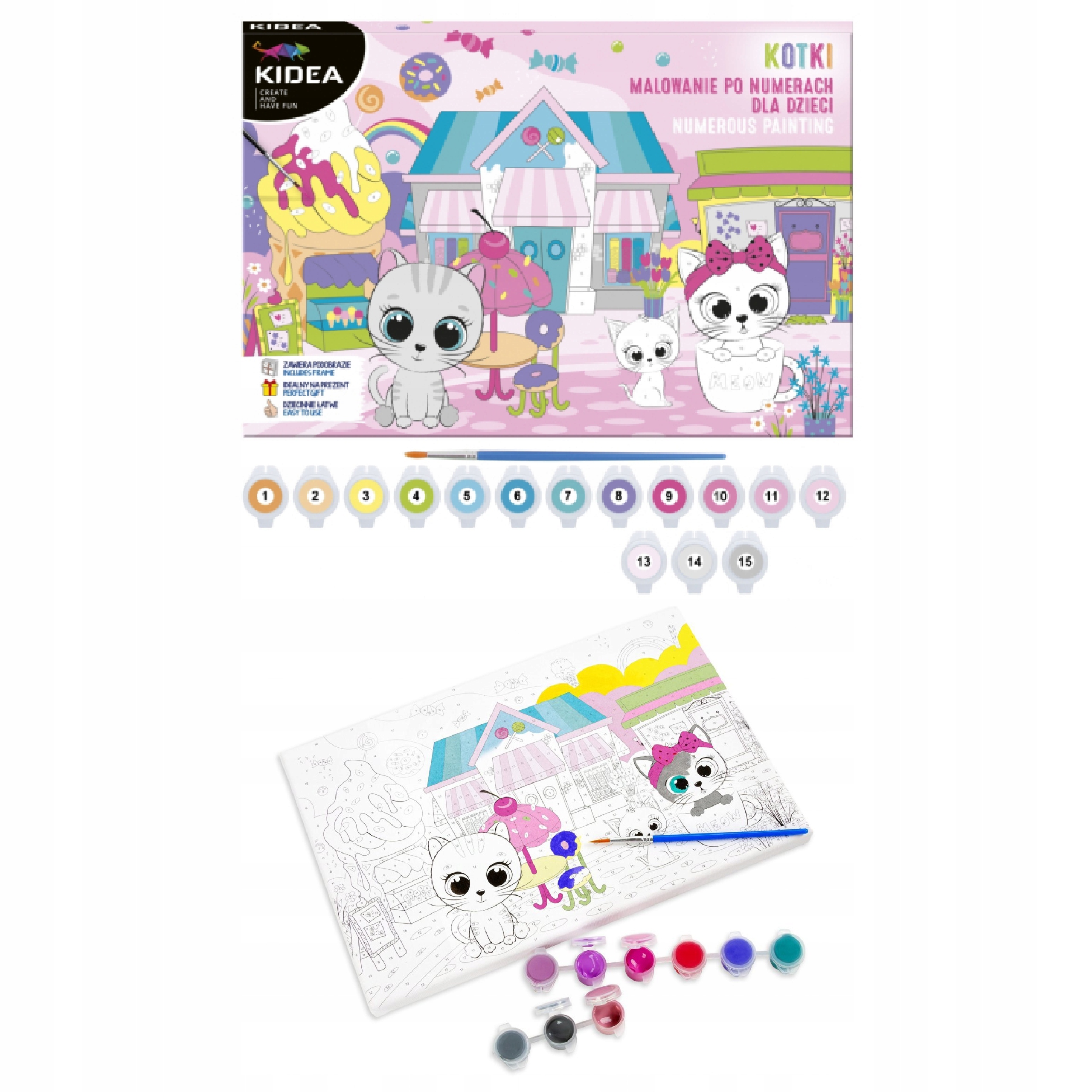 

Kidea Kolorowanka Malowanie Po Numerach Podobrazie