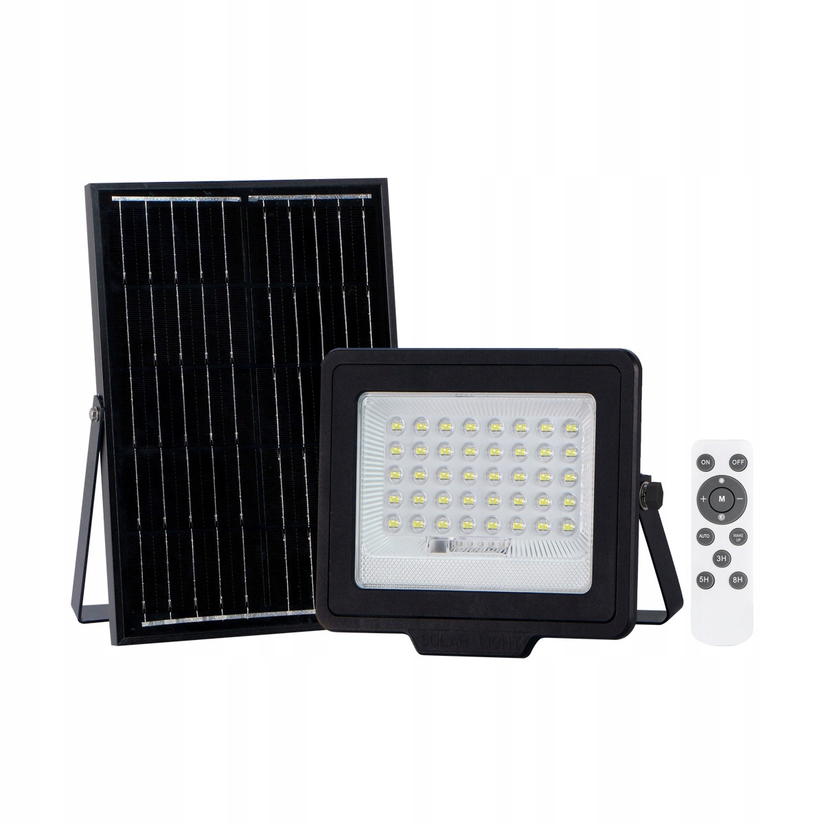 Italux Norla Solární Led reflektor 100W dálkový ovladač, senzor soumraku IP65