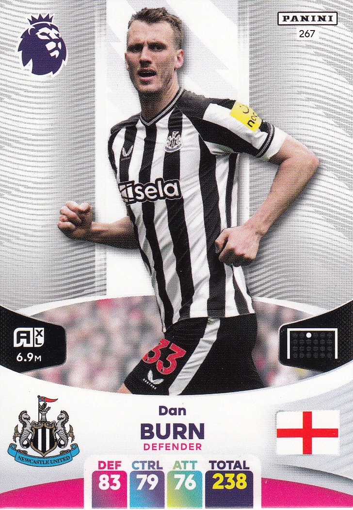 Panini Premier League 2024 Newcastle United Burn 267