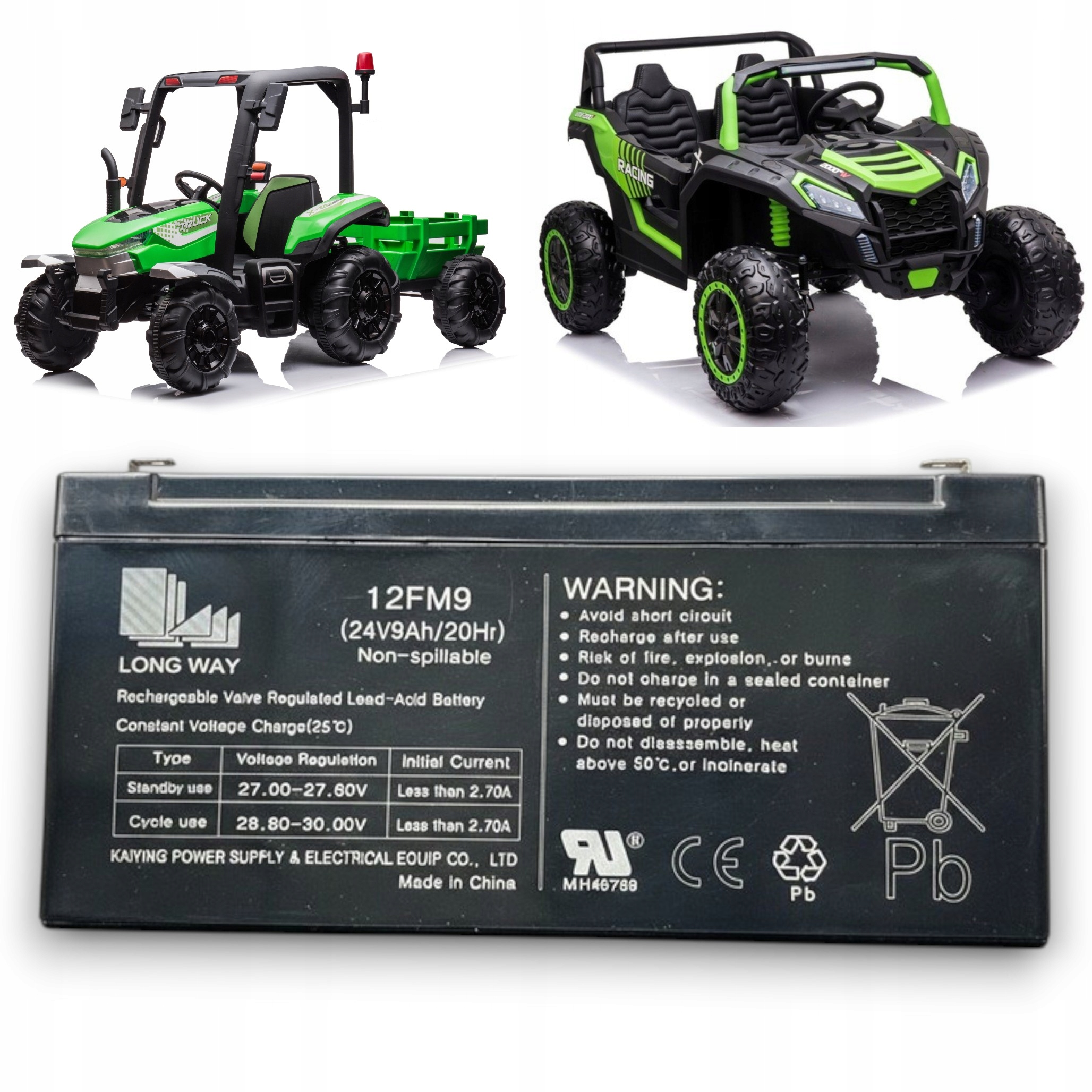 Akumulator Xinleina 24V 9Ah bateria do pojazdów na akumulator , Ups itp.