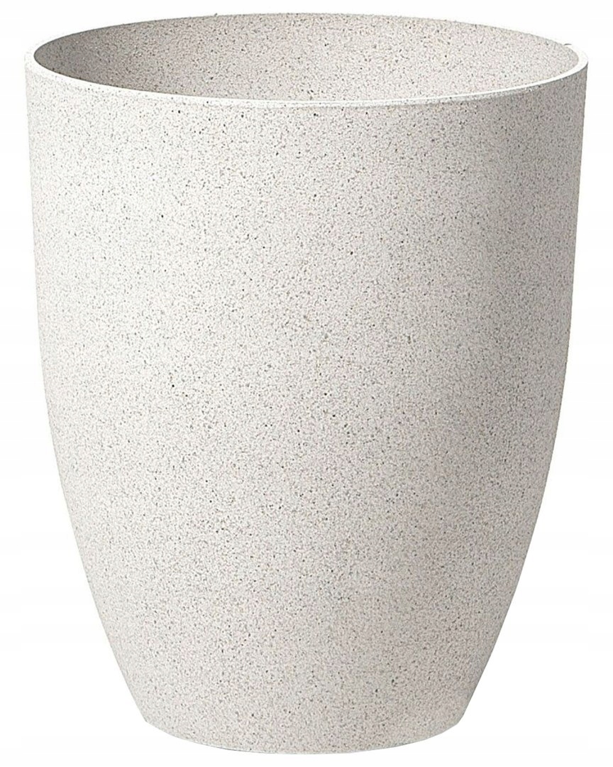 Kvetináč Croton 35 cm Zlomená biela
