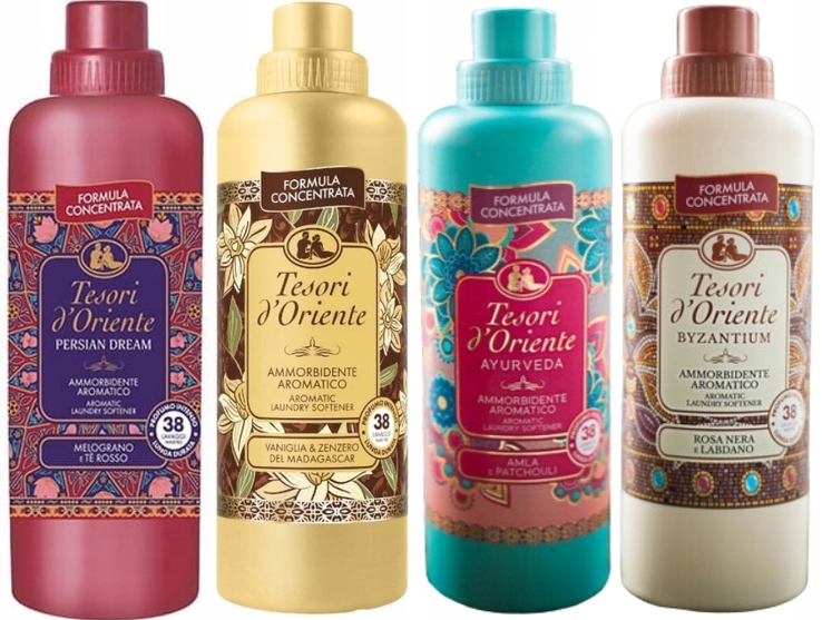 Levně Tesori d'Oriente Sada 4 krásných aviváží 760 ml Pvab