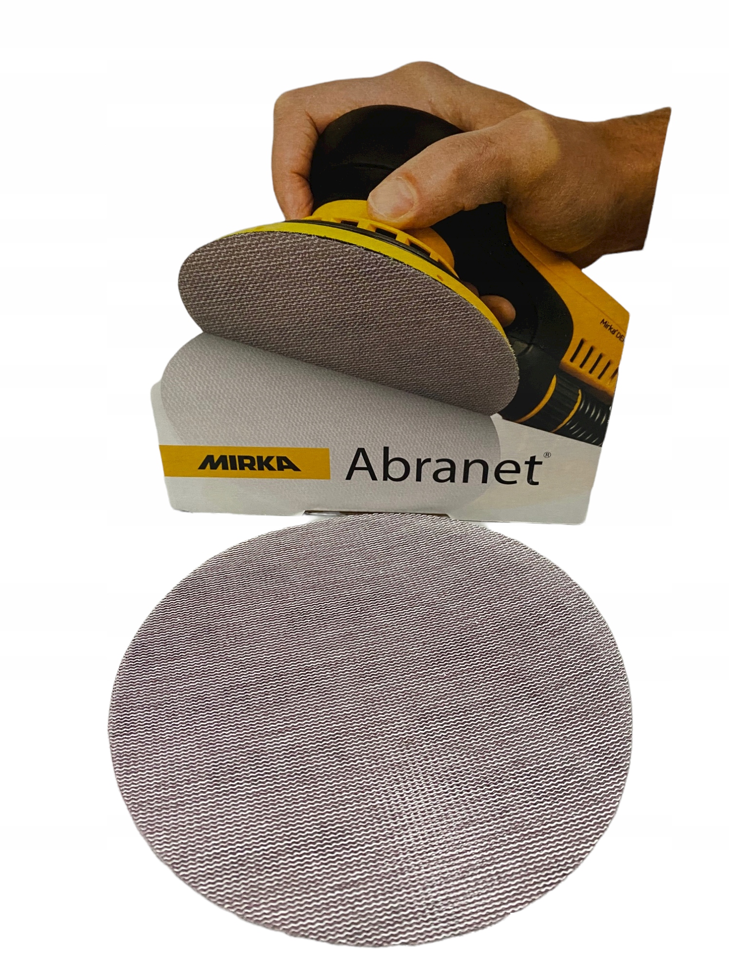 

Mirka Deros Siatka Krążek Abranet 150mm P240
