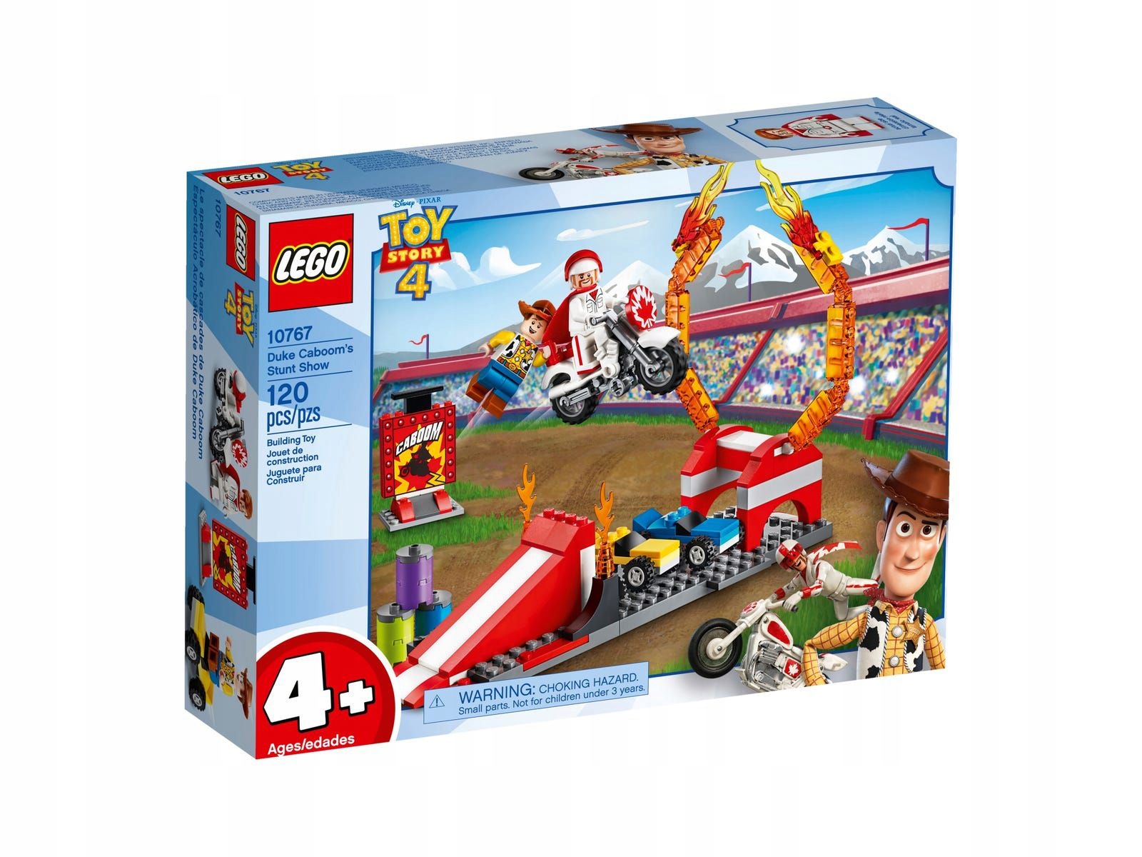 nový Lego Toy Story Kaskadérská show Diuka Kabum 10767 Misb 2019