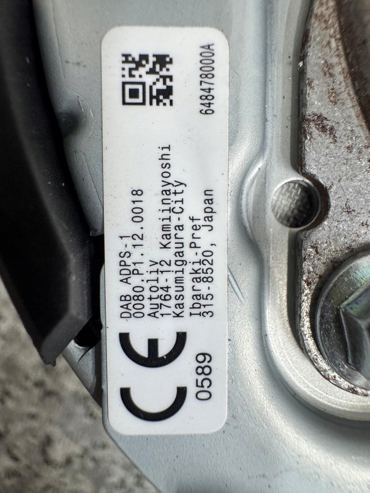 подушки безопасности подушка mazda 3 IV BP 2019-2025 оригинал