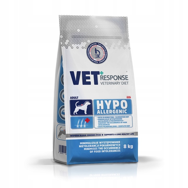 Sucha karma dla psa weterynaryjna Vet Response Hyppoalergenic 8 kg