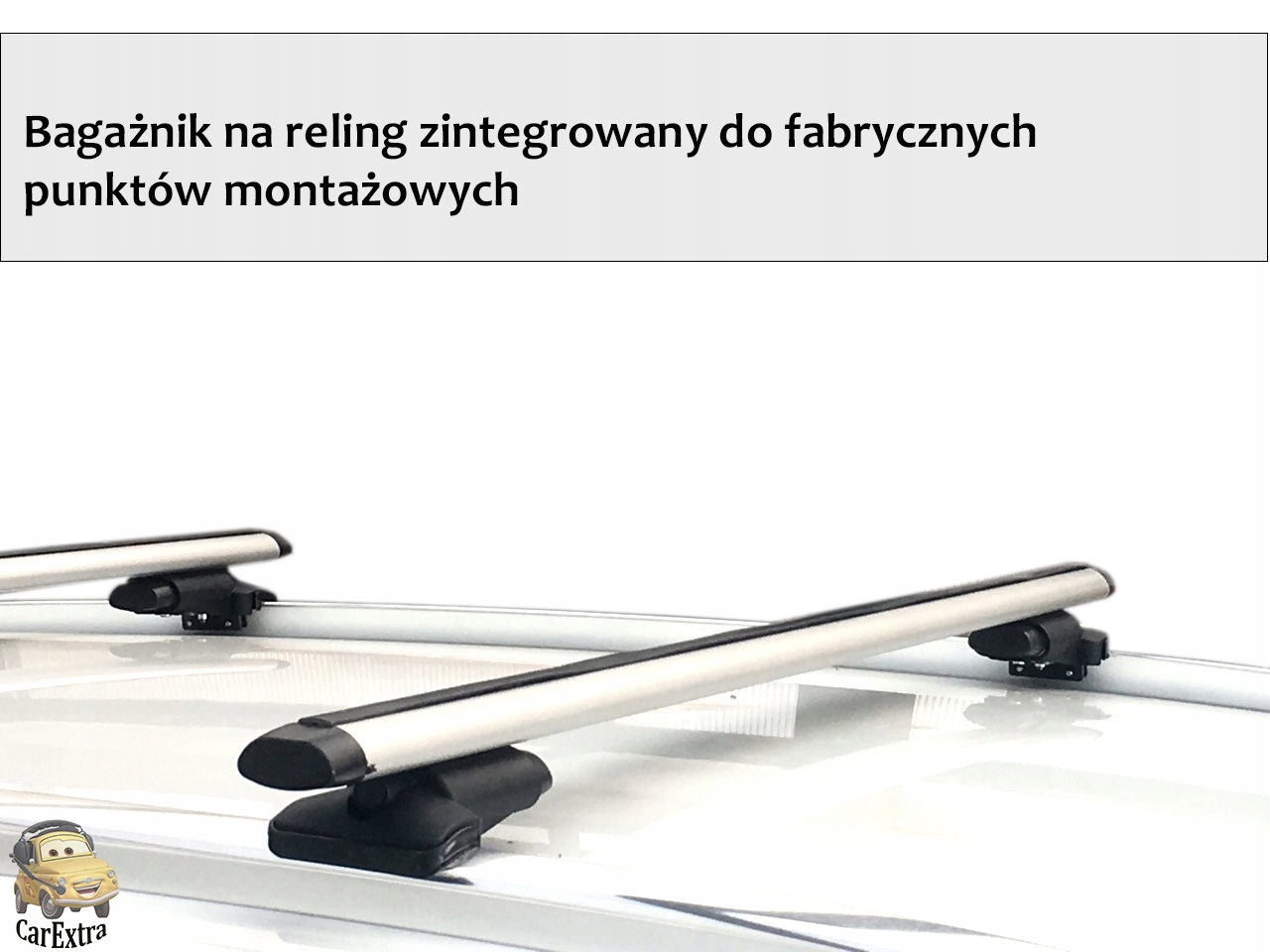 Nosič na reling integrovaný do továrenských montážnych bodov