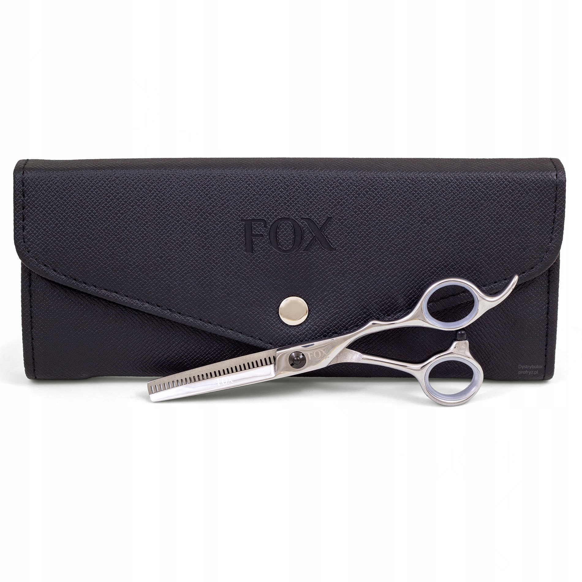 Degażówki Fox Student Pro 5,5" fryzjerskie etui czarne