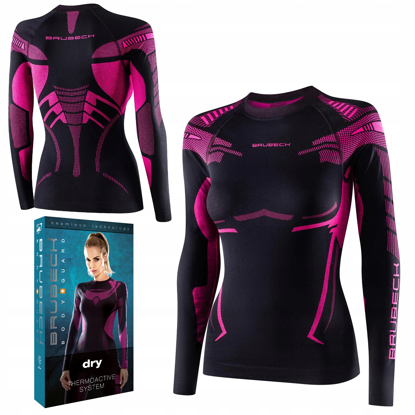 Termoaktivní Tričko Brubeck Dry Dámské s dlouhým rukávem Thermo S