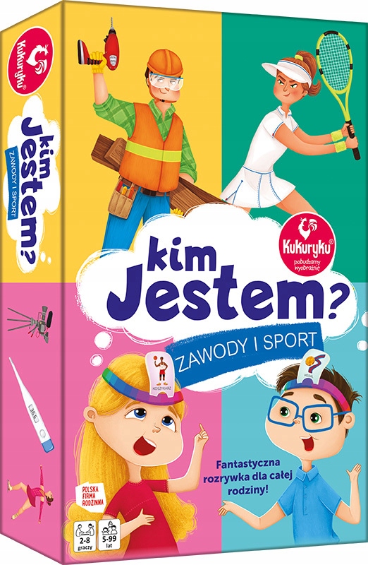 

Kim Jestem Zawody I Sport Gra rodzinna Kukuryku