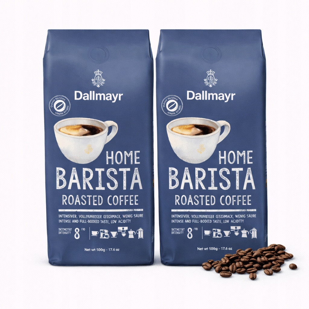 Káva zrnková Dallmayr Home Barista Roasted Coffee 500 g Aromatická