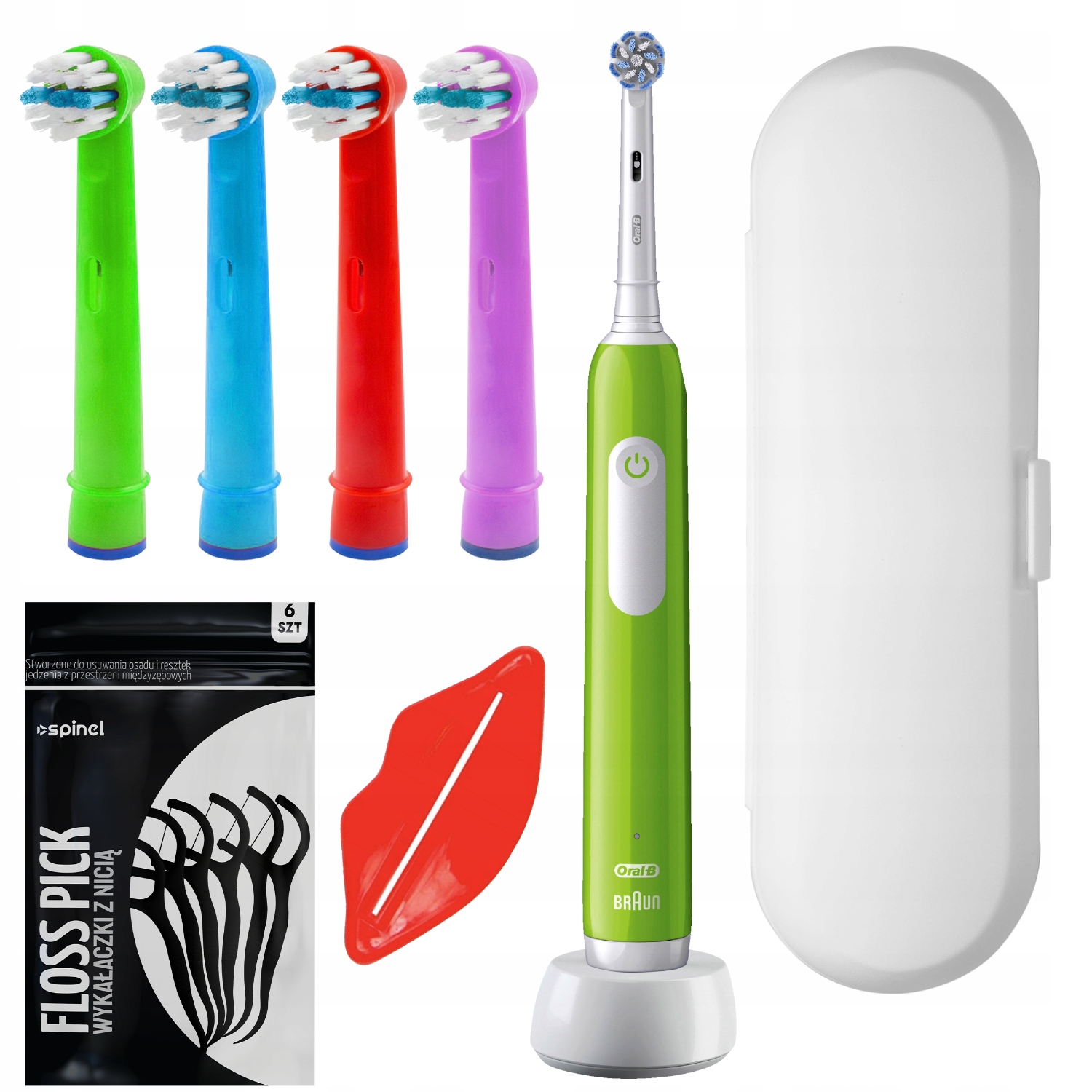 Szczoteczka Elektryczna Dla Dzieci Oral-b Junior 6+ Pro Dodatki Etui