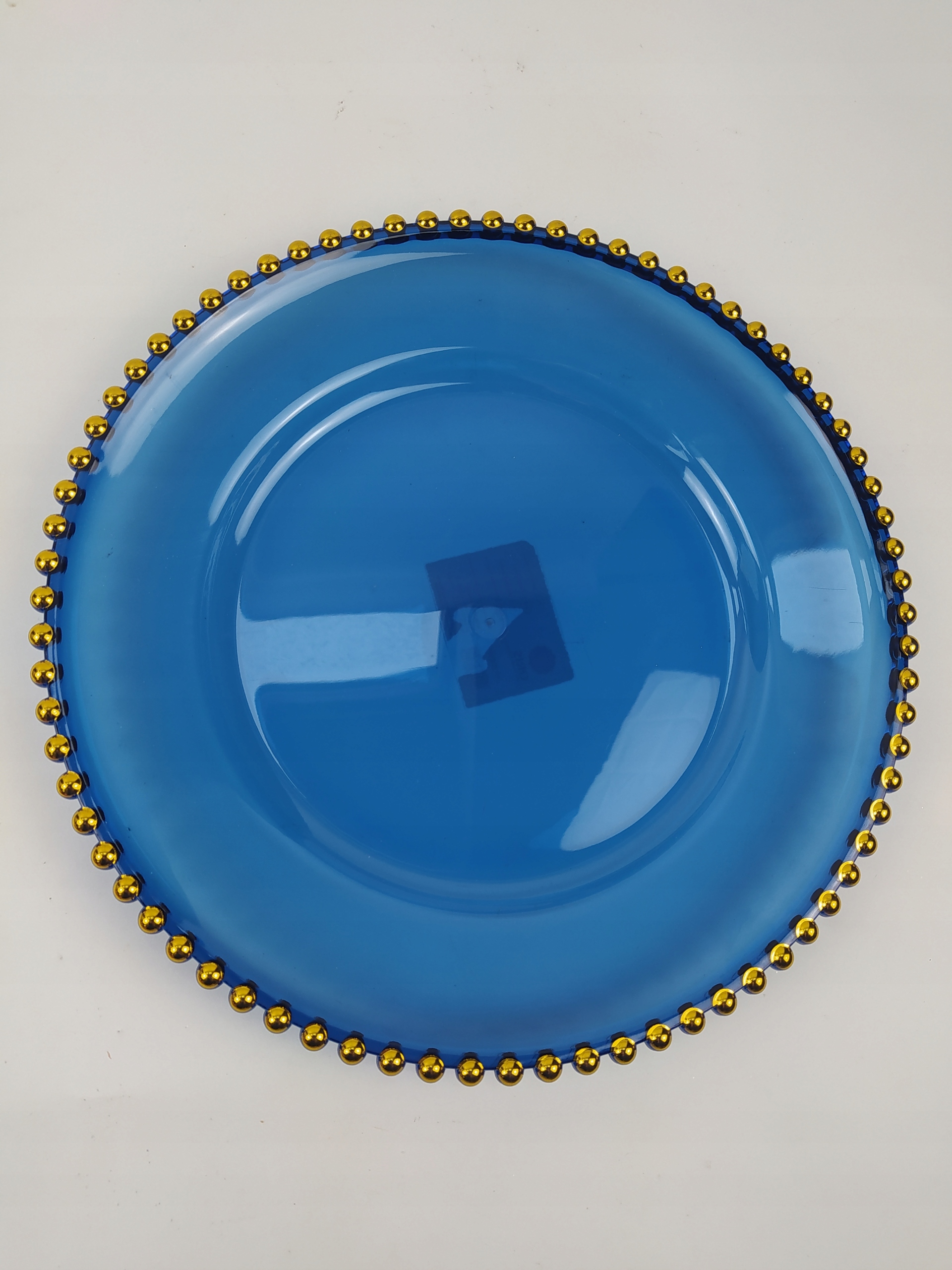 

Podtalerz niebiesko złoty nowoczesny 32cm