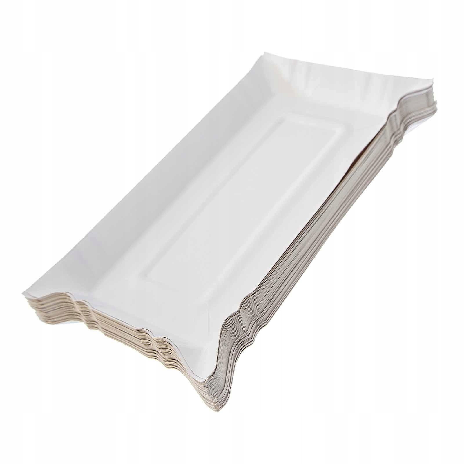 

Tacki papierowe jednorazowe 14x25 cm 500 sztuk