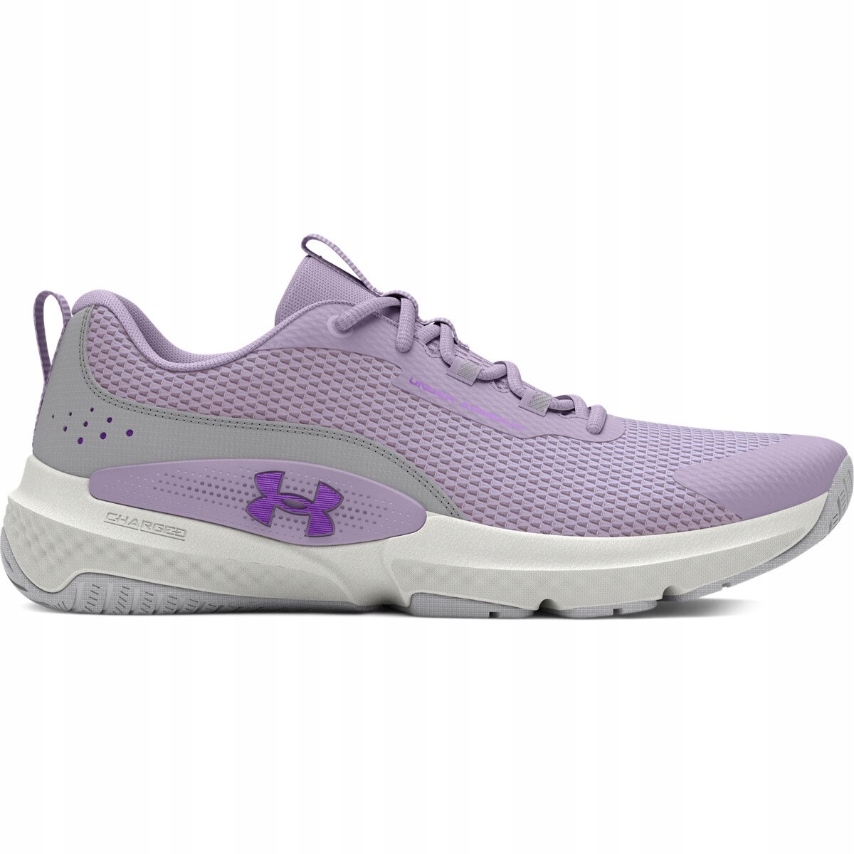 Under Armour obuwie sportowe damskie sneakers Dynamic Select fioletowe