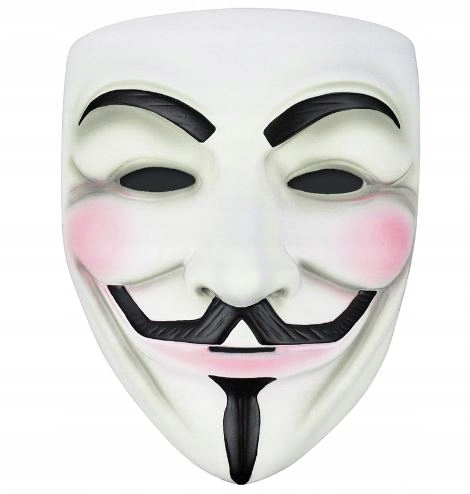 MASKA ANONYMOUS VENDETTA STOP ACTA HALLOWEEN karnawał przebranie strój Typ maska