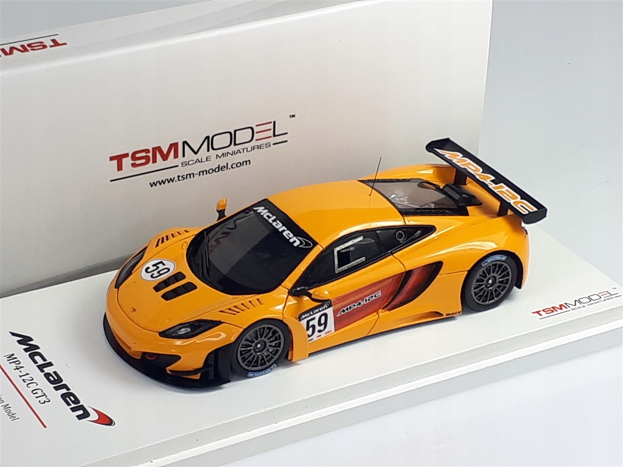 Truescale McLAREN MP4-12C GT3 #59 Prezentace 2011 Orange 1:43