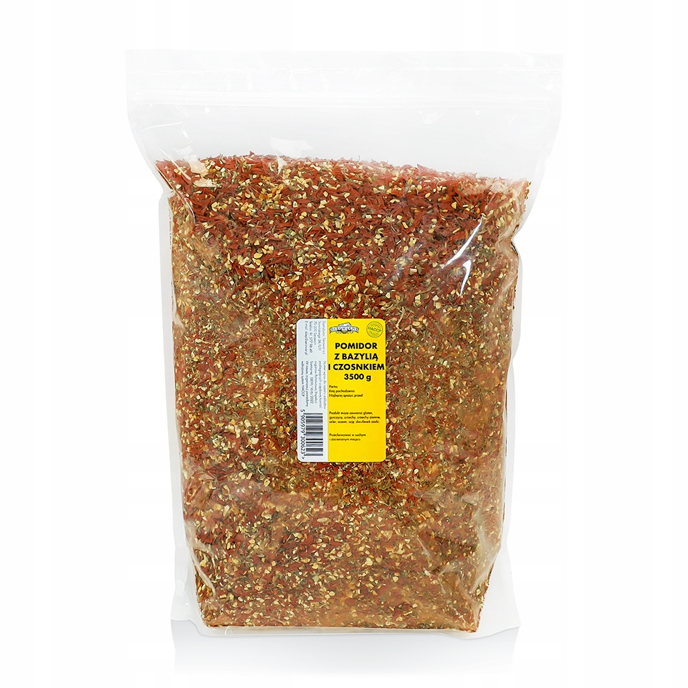 Rajče s bazalkou a česnekem, uzavíratelná taška, 3,5 kg