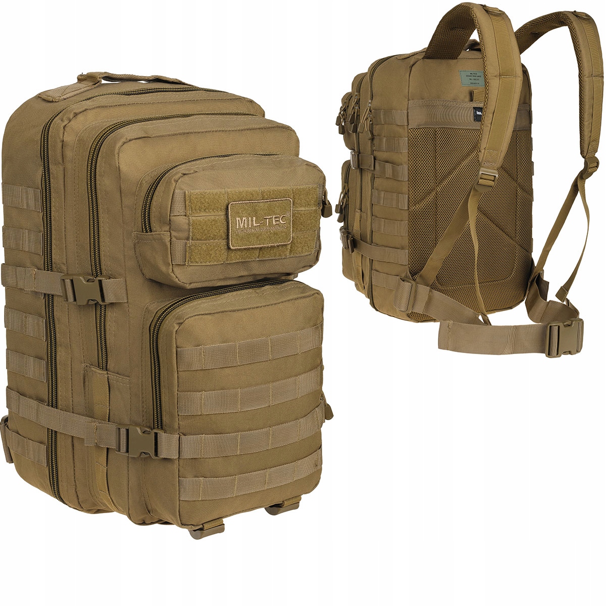 Batoh Vojenský taktický turistický Mil-Tec Assault Velký 36L Coyote