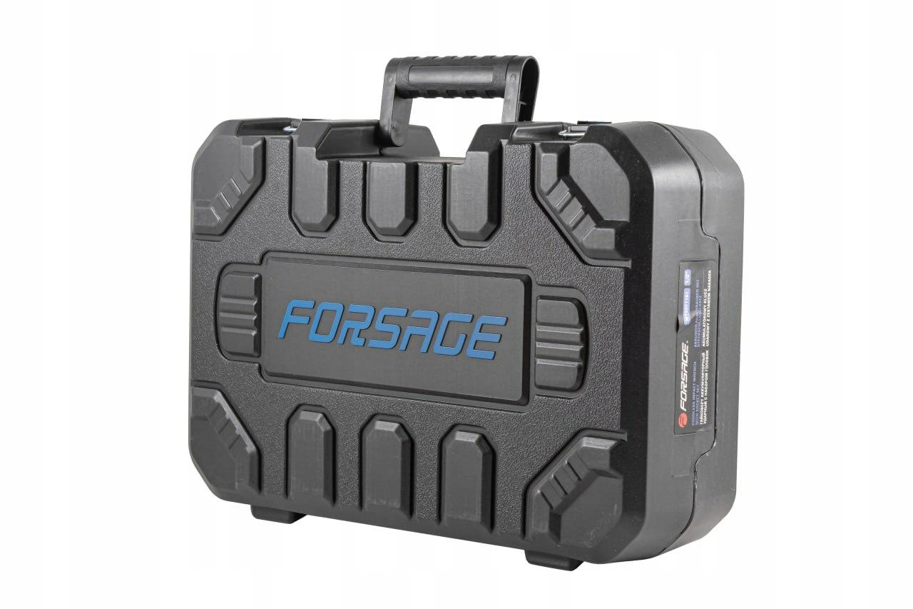 Klucz Udarowy 1/2" Akumulatorowy 20V DO KÓŁ 1356nm NASADKI WALIZKA FORSAGE Rozmiar trzpienia 1/2''