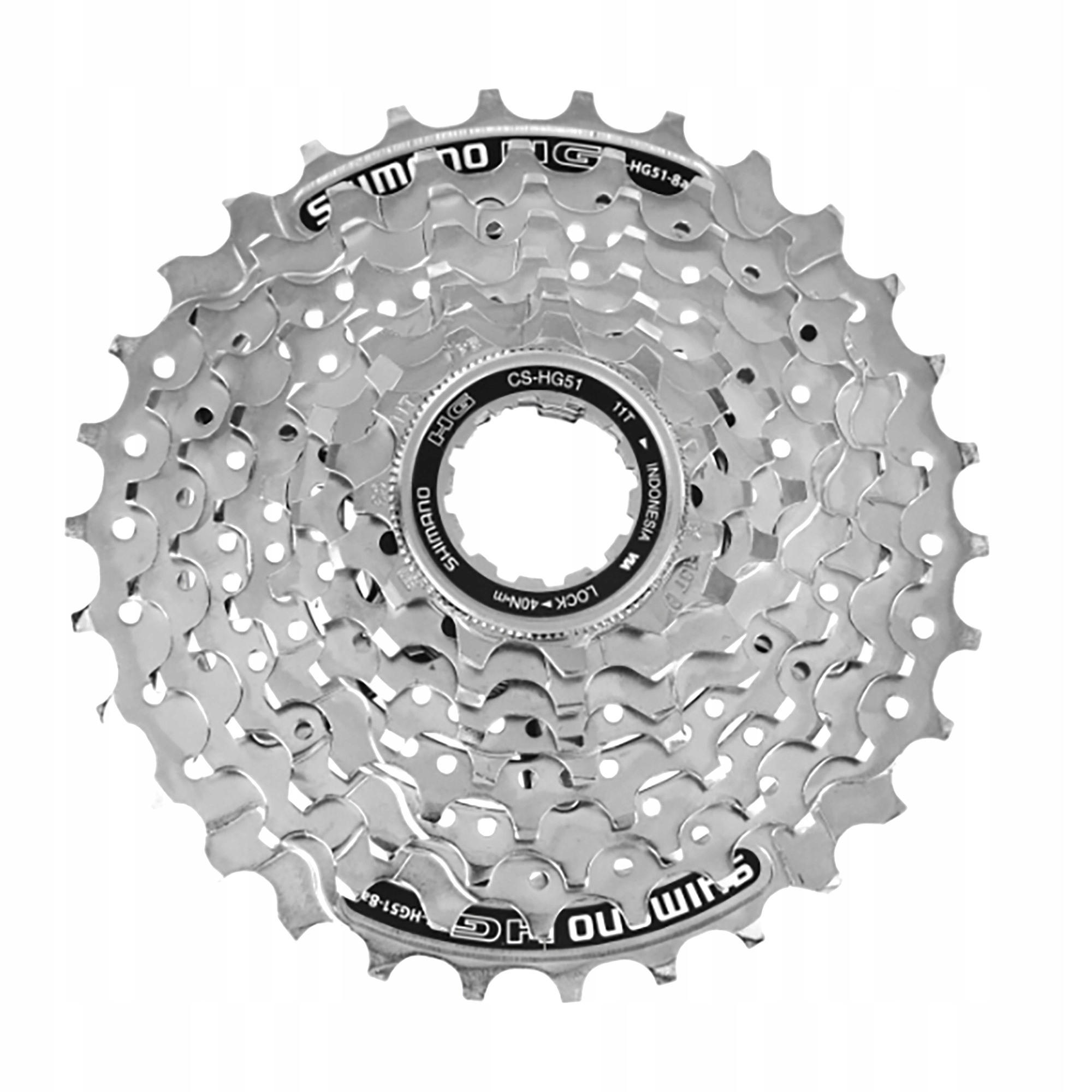 Kaseta rowerowa Shimano CS-HG51 8rz 11-30 8 rz 11-30